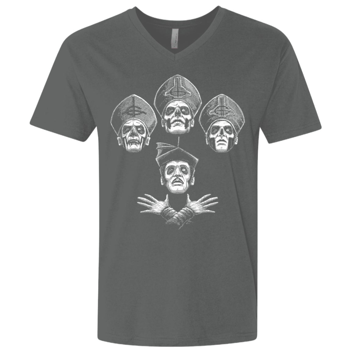 T-Shirts Heavy Metal / X-Small Bohemian Ghost Men's Premium V-Neck