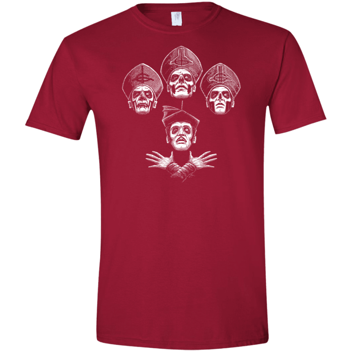 T-Shirts Cardinal Red / S Bohemian Ghost Men's Semi-Fitted Softstyle