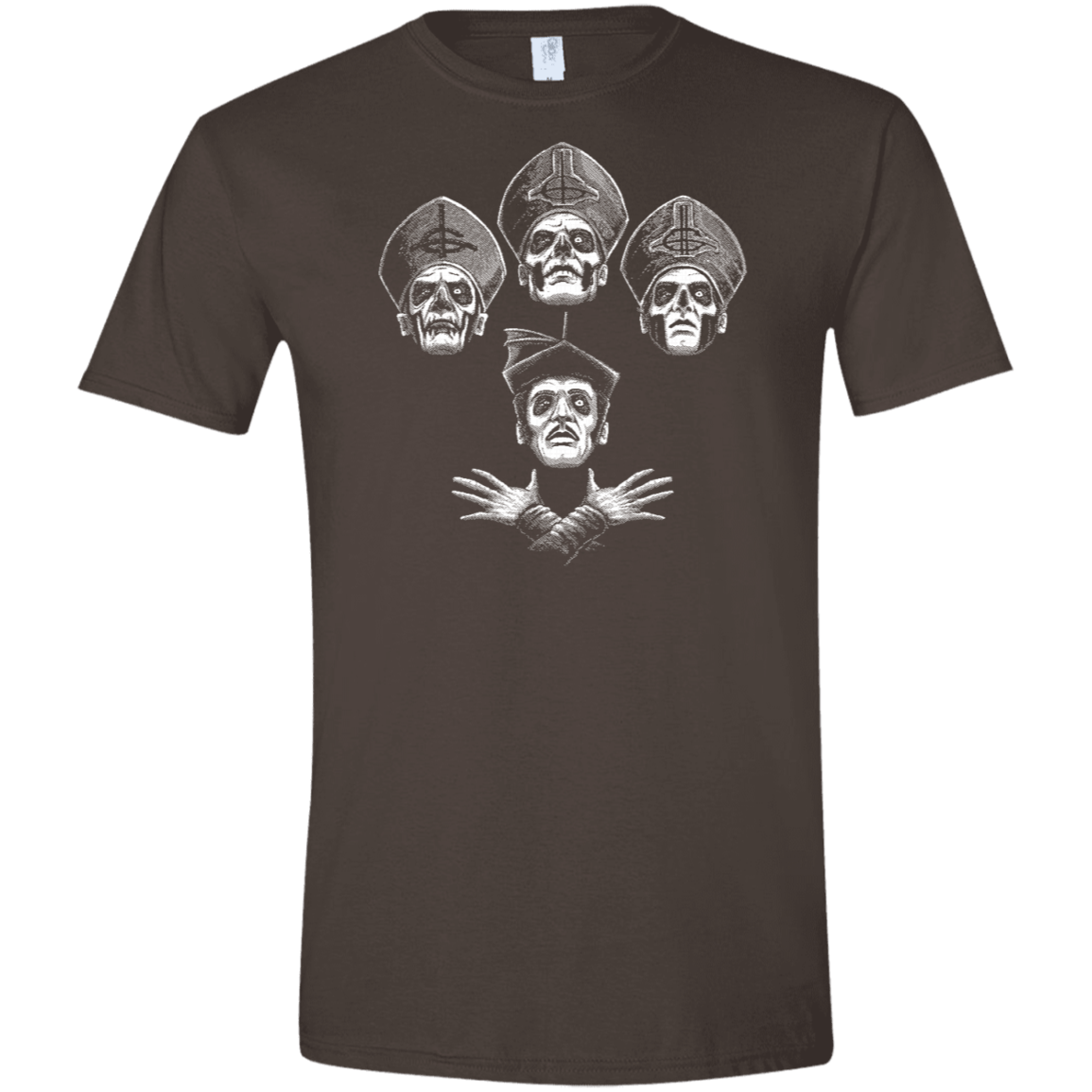 T-Shirts Dark Chocolate / S Bohemian Ghost Men's Semi-Fitted Softstyle