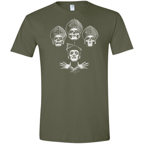T-Shirts Military Green / S Bohemian Ghost Men's Semi-Fitted Softstyle