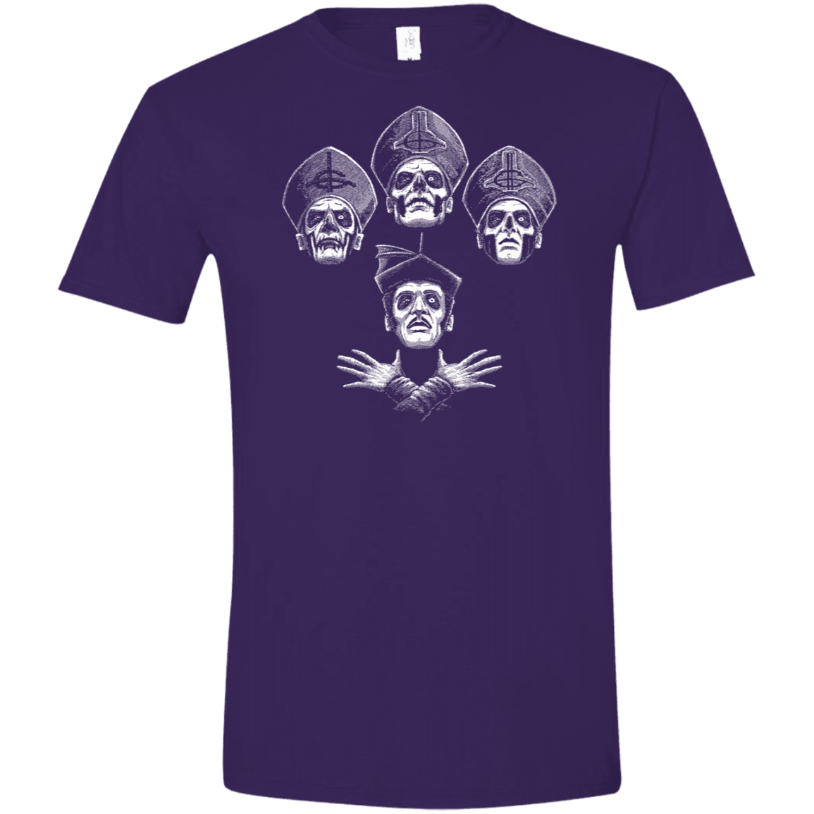 T-Shirts Purple / S Bohemian Ghost Men's Semi-Fitted Softstyle