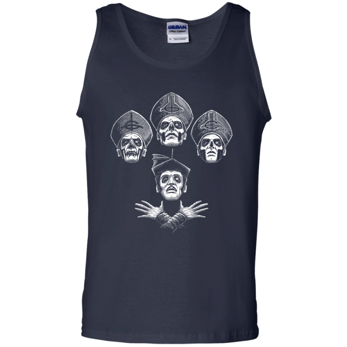 T-Shirts Navy / S Bohemian Ghost Men's Tank Top