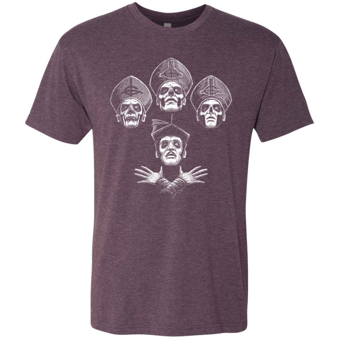 T-Shirts Vintage Purple / S Bohemian Ghost Men's Triblend T-Shirt