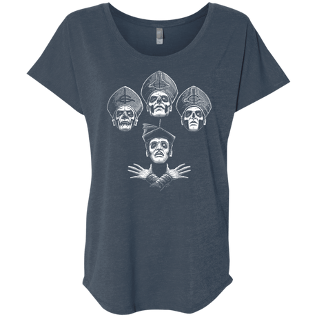 T-Shirts Indigo / X-Small Bohemian Ghost Triblend Dolman Sleeve