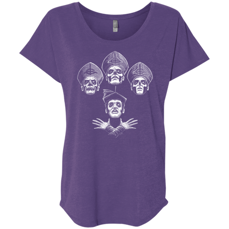 T-Shirts Purple Rush / X-Small Bohemian Ghost Triblend Dolman Sleeve