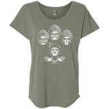 T-Shirts Venetian Grey / X-Small Bohemian Ghost Triblend Dolman Sleeve