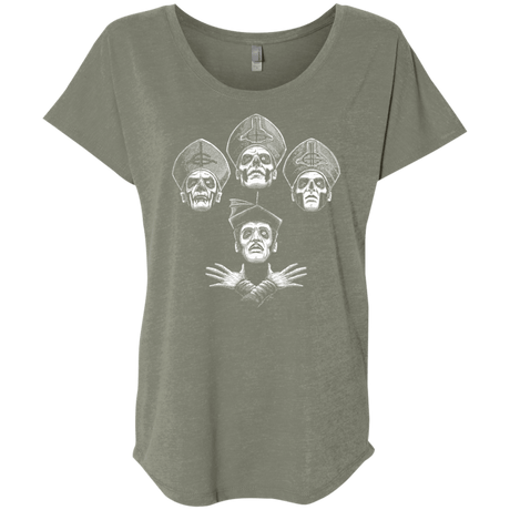T-Shirts Venetian Grey / X-Small Bohemian Ghost Triblend Dolman Sleeve