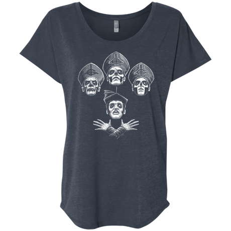 T-Shirts Vintage Navy / X-Small Bohemian Ghost Triblend Dolman Sleeve