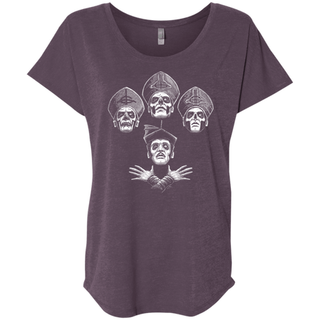 T-Shirts Vintage Purple / X-Small Bohemian Ghost Triblend Dolman Sleeve