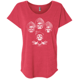 T-Shirts Vintage Red / X-Small Bohemian Ghost Triblend Dolman Sleeve