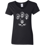 T-Shirts Black / S Bohemian Ghost Women's V-Neck T-Shirt