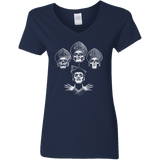 T-Shirts Navy / S Bohemian Ghost Women's V-Neck T-Shirt