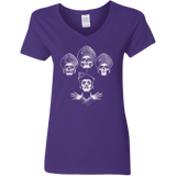 T-Shirts Purple / S Bohemian Ghost Women's V-Neck T-Shirt