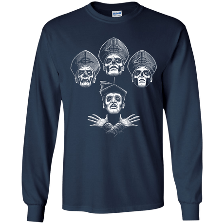 T-Shirts Navy / YS Bohemian Ghost Youth Long Sleeve T-Shirt