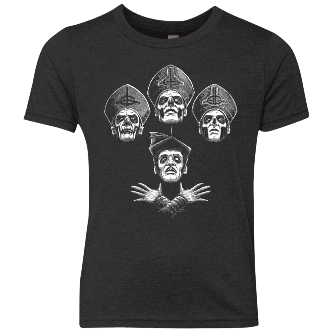 T-Shirts Vintage Black / YXS Bohemian Ghost Youth Triblend T-Shirt