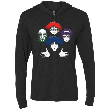 T-Shirts Vintage Black / X-Small Bohemian Rhapsody Triblend Long Sleeve Hoodie Tee