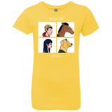T-Shirts Vibrant Yellow / YXS Bojackz Girls Premium T-Shirt