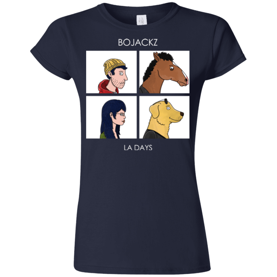 T-Shirts Navy / S Bojackz Junior Slimmer-Fit T-Shirt