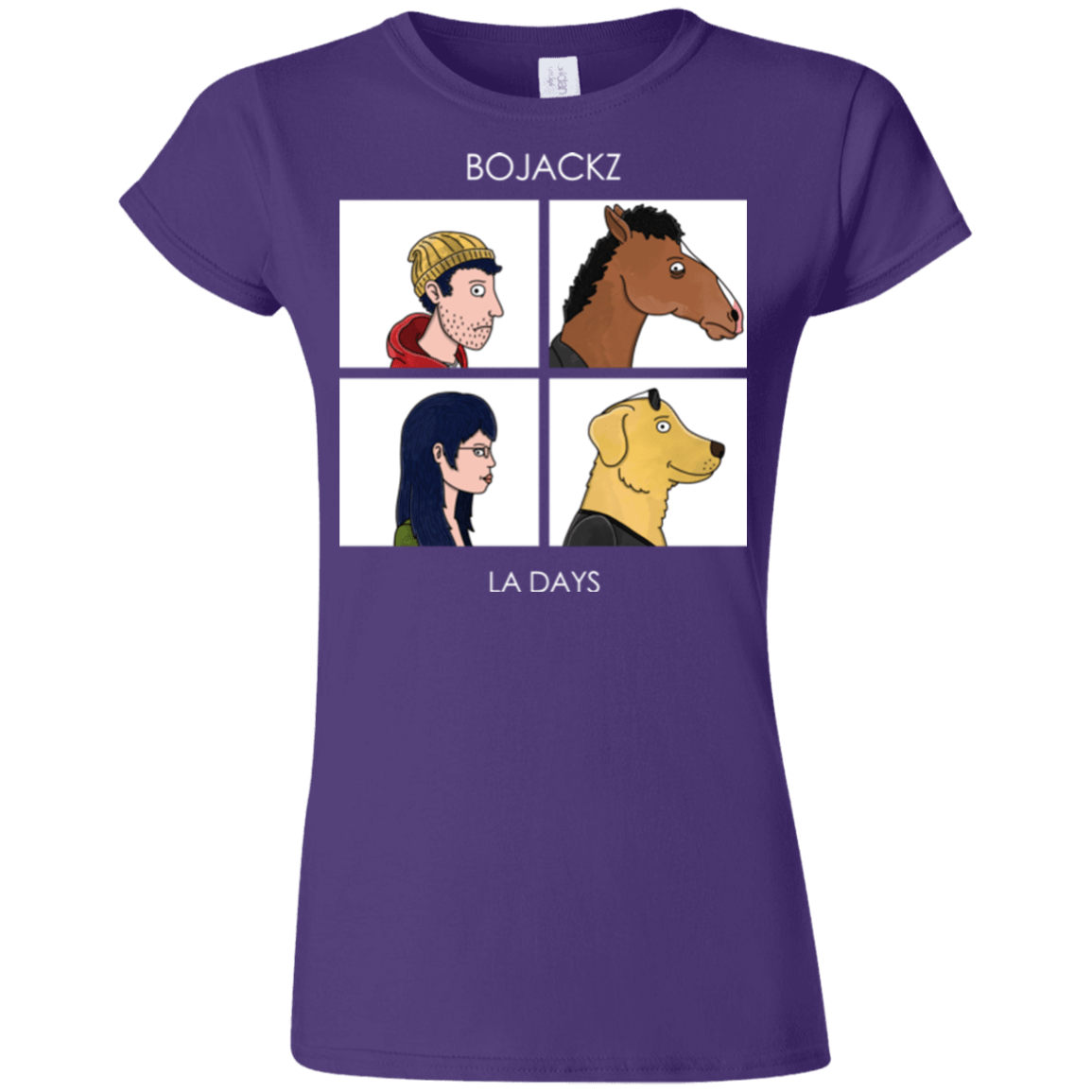 T-Shirts Purple / S Bojackz Junior Slimmer-Fit T-Shirt