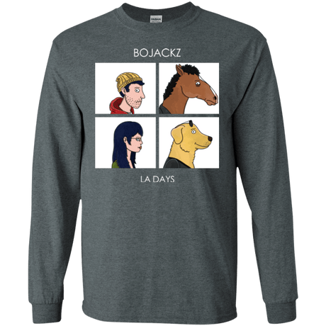 T-Shirts Dark Heather / S Bojackz Men's Long Sleeve T-Shirt