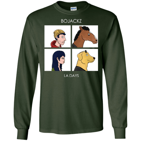 T-Shirts Forest Green / S Bojackz Men's Long Sleeve T-Shirt