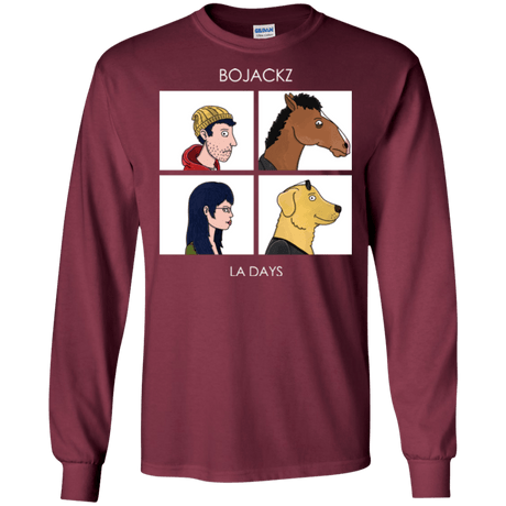 T-Shirts Maroon / S Bojackz Men's Long Sleeve T-Shirt