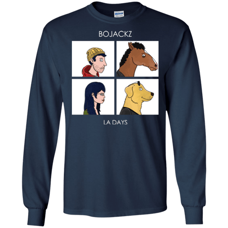 T-Shirts Navy / S Bojackz Men's Long Sleeve T-Shirt