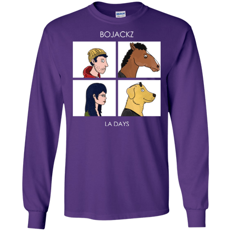 T-Shirts Purple / S Bojackz Men's Long Sleeve T-Shirt