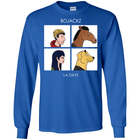 T-Shirts Royal / S Bojackz Men's Long Sleeve T-Shirt