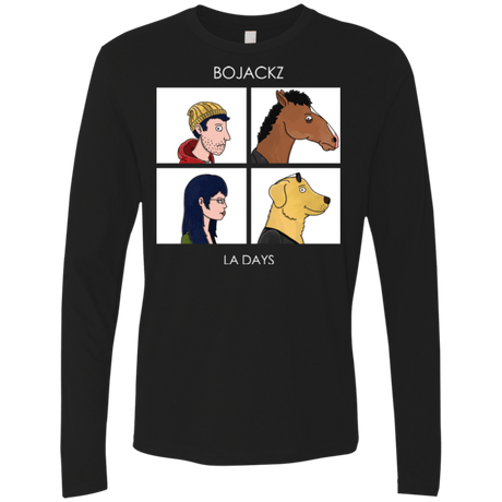 T-Shirts Black / S Bojackz Men's Premium Long Sleeve