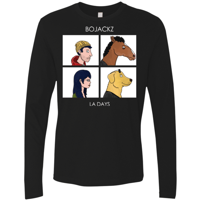 T-Shirts Black / S Bojackz Men's Premium Long Sleeve