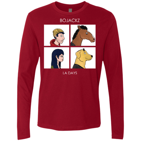 T-Shirts Cardinal / S Bojackz Men's Premium Long Sleeve