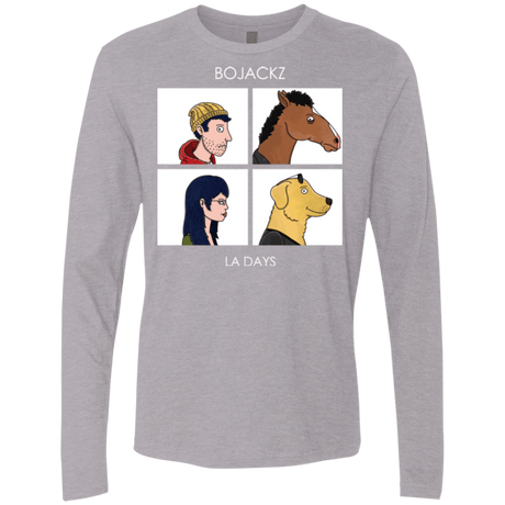 T-Shirts Heather Grey / S Bojackz Men's Premium Long Sleeve