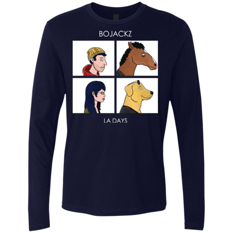 T-Shirts Midnight Navy / S Bojackz Men's Premium Long Sleeve
