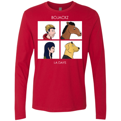 T-Shirts Red / S Bojackz Men's Premium Long Sleeve