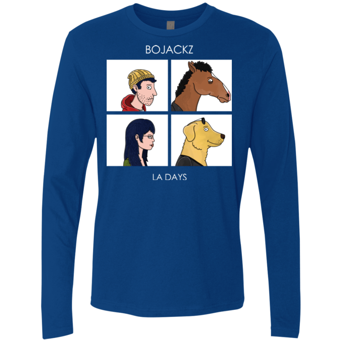 T-Shirts Royal / S Bojackz Men's Premium Long Sleeve