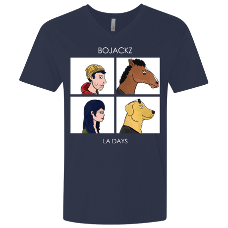 T-Shirts Midnight Navy / X-Small Bojackz Men's Premium V-Neck