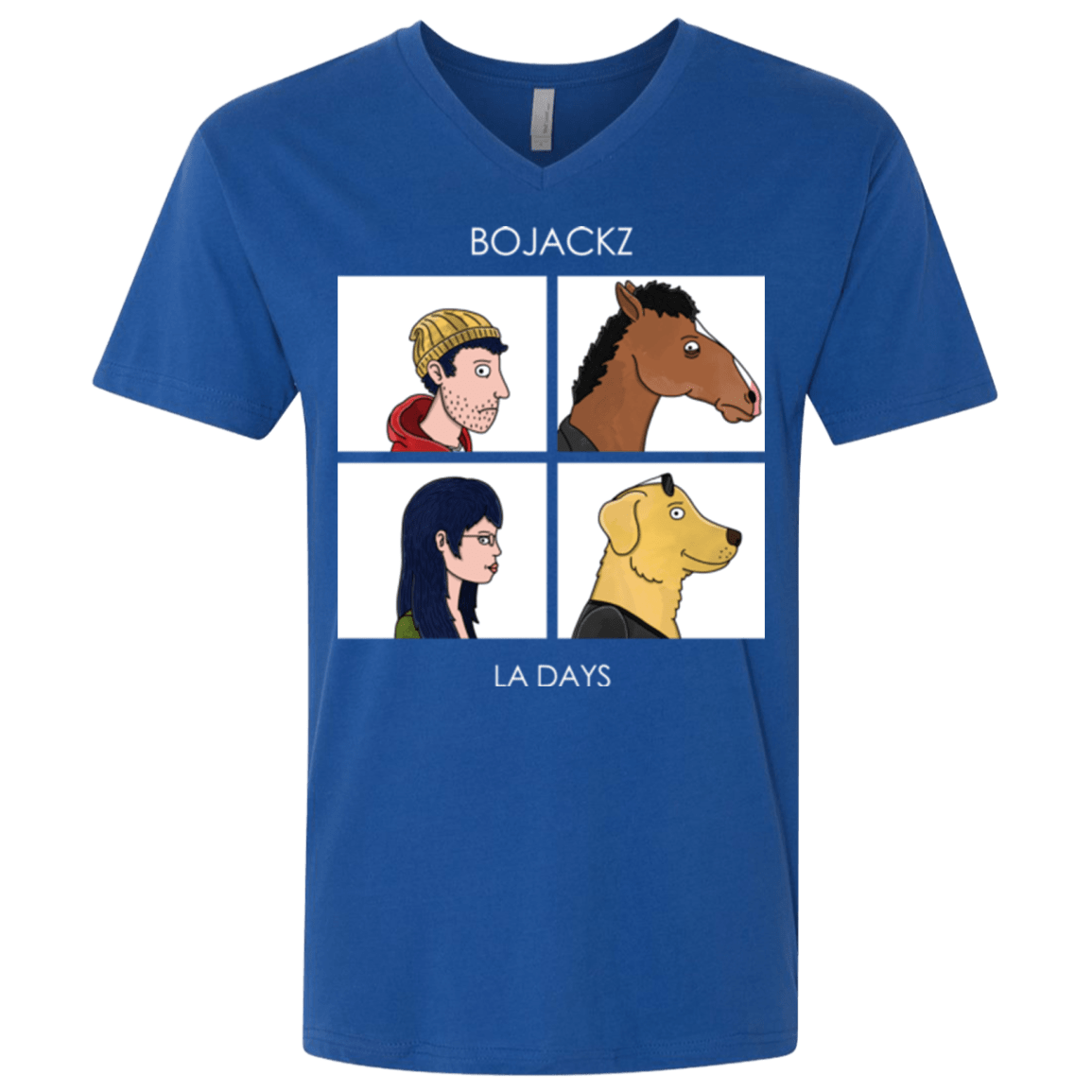 T-Shirts Royal / X-Small Bojackz Men's Premium V-Neck