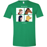 T-Shirts Heather Irish Green / S Bojackz Men's Semi-Fitted Softstyle