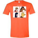 T-Shirts Orange / S Bojackz Men's Semi-Fitted Softstyle