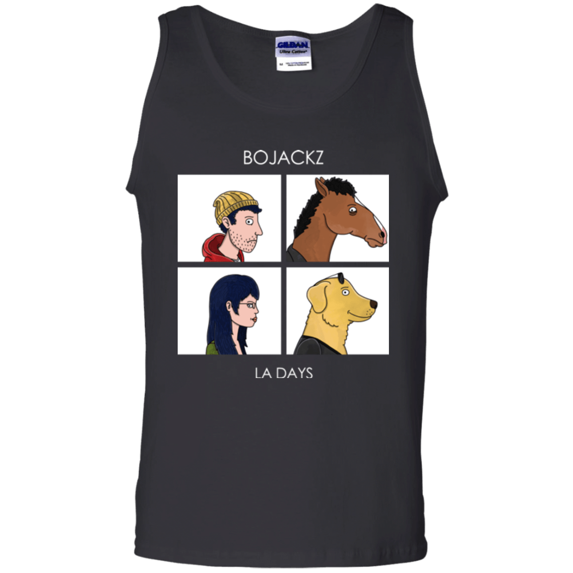 T-Shirts Black / S Bojackz Men's Tank Top