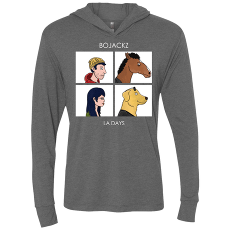 T-Shirts Premium Heather / X-Small Bojackz Triblend Long Sleeve Hoodie Tee