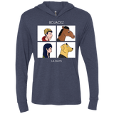 T-Shirts Vintage Navy / X-Small Bojackz Triblend Long Sleeve Hoodie Tee