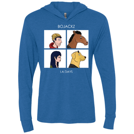 T-Shirts Vintage Royal / X-Small Bojackz Triblend Long Sleeve Hoodie Tee