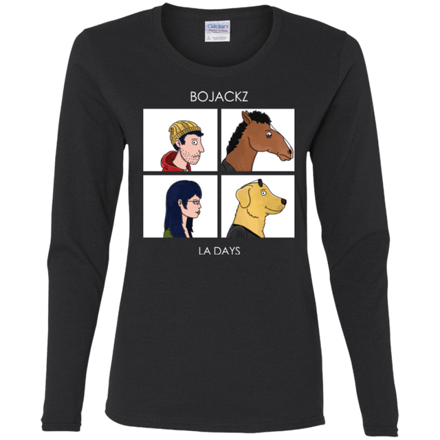 T-Shirts Black / S Bojackz Women's Long Sleeve T-Shirt