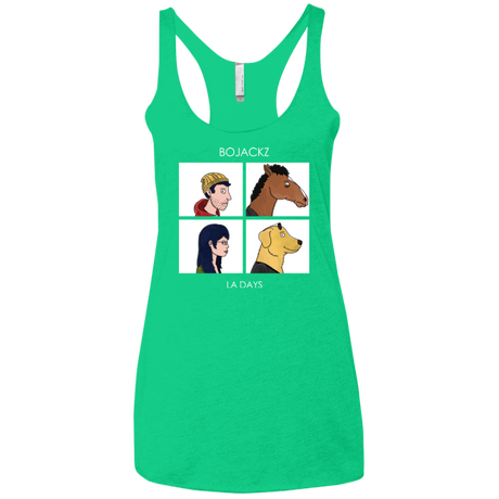 T-Shirts Envy / X-Small Bojackz Women's Triblend Racerback Tank
