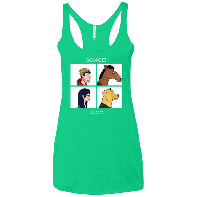 T-Shirts Envy / X-Small Bojackz Women's Triblend Racerback Tank