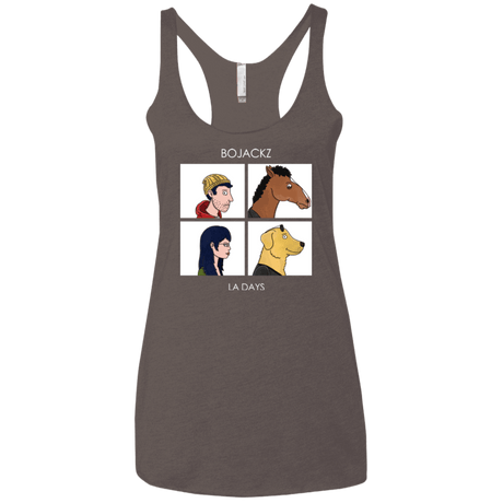 T-Shirts Macchiato / X-Small Bojackz Women's Triblend Racerback Tank