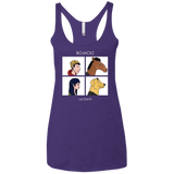 T-Shirts Purple Rush / X-Small Bojackz Women's Triblend Racerback Tank