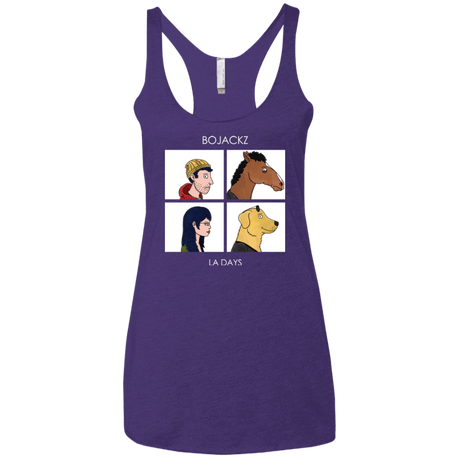 T-Shirts Purple Rush / X-Small Bojackz Women's Triblend Racerback Tank